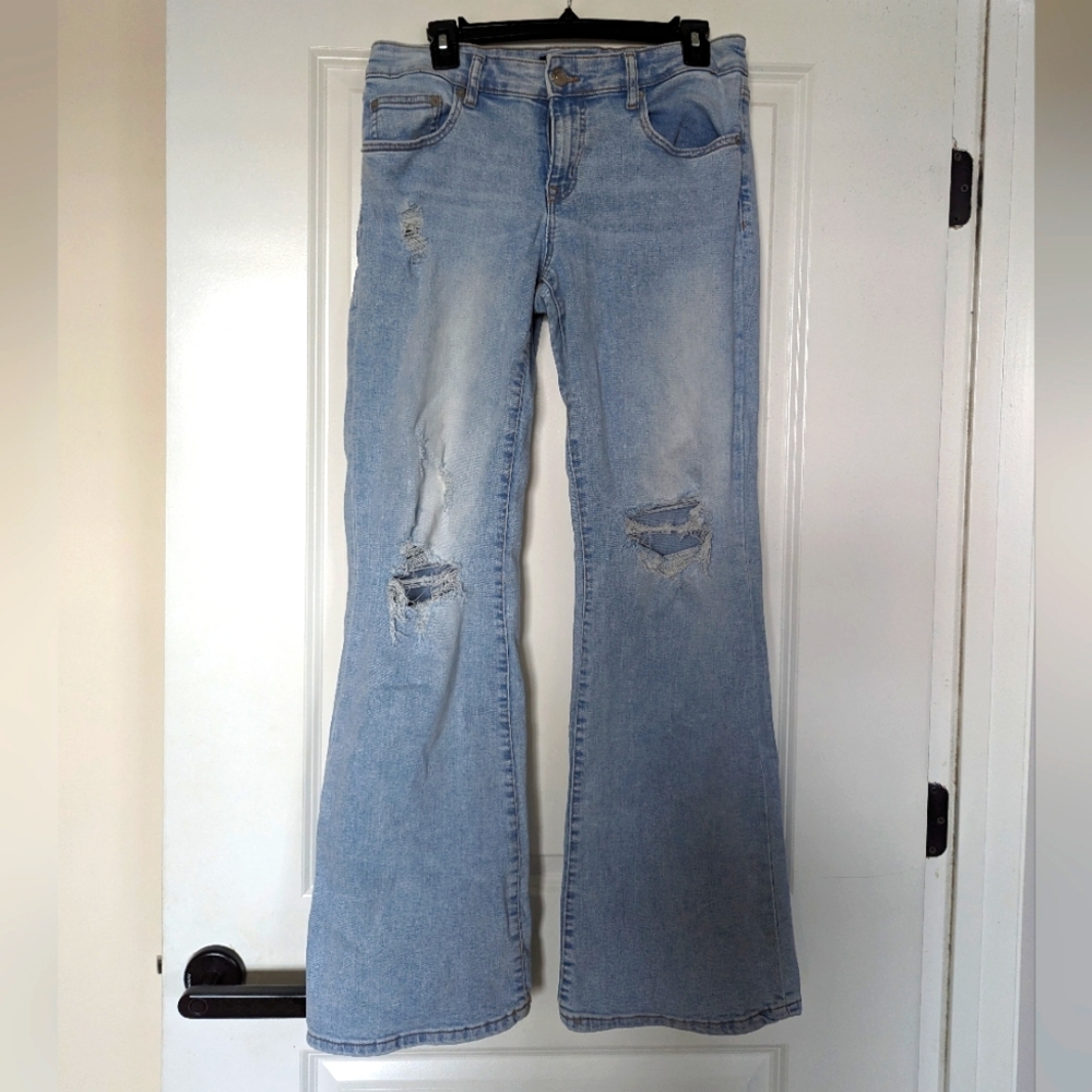 Aeropostale low rise flare jeans